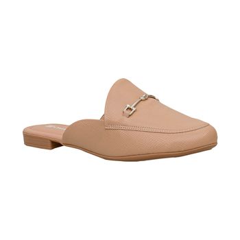 Mule-Nude-Claro-Frente-Mocassim-|-Comfort-Tamanho--34---Cor--NUDE-CLARO-0